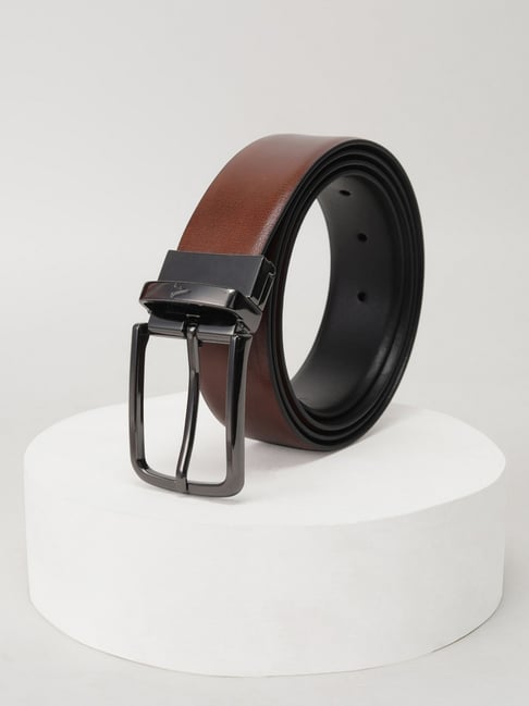 Van Heusen Men Brown Solid Belt-picture-37