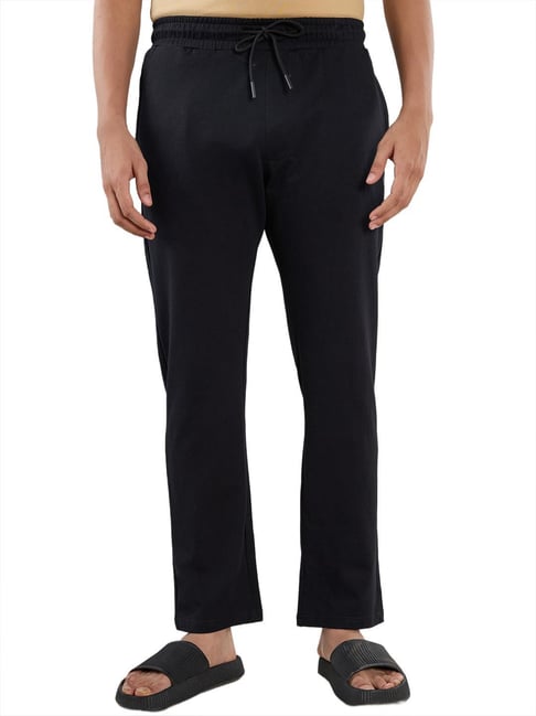 Sleepz By Raymond Black Cotton Regular Fit Trackpants-picture-43