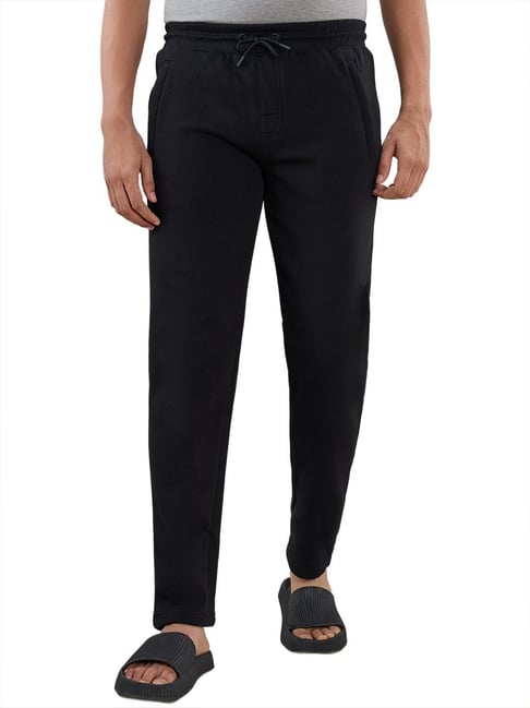Sleepz By Raymond Black Cotton Regular Fit Trackpants-picture-15