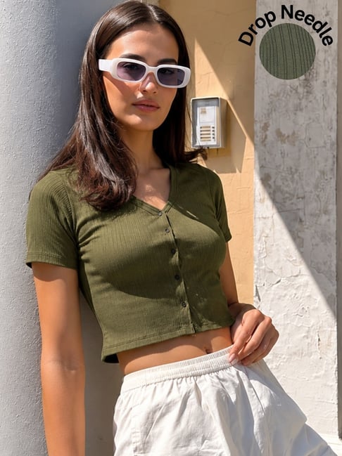 Rigo Olive Top