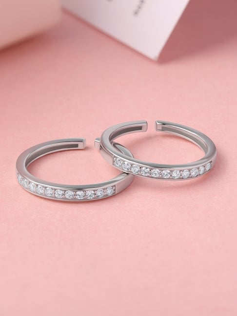 Ornate Jewels 925 Sterling Silver American Bichiya Toe Rings for Women