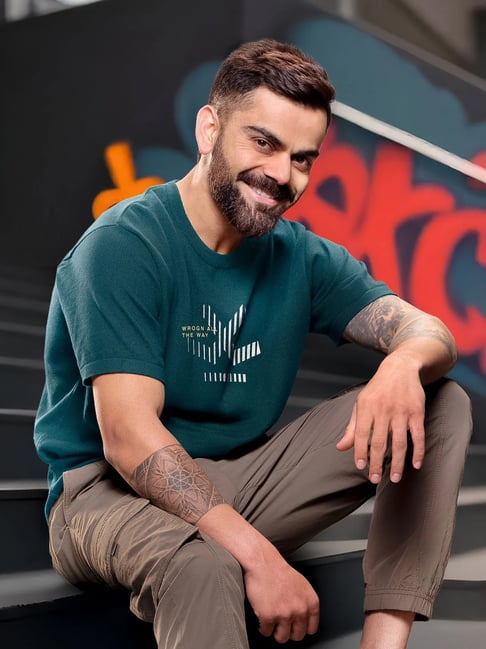 WROGN Mens Green Slim Printed T Shirt-picture-34