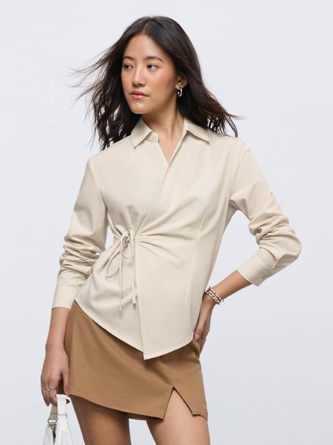 The Souled Store Off White Shirt-picture-16