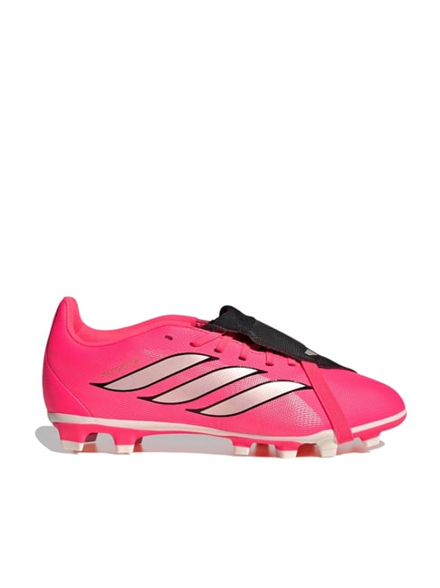 Adidas Unisex Predator Club Pink Football Shoes-image-43
