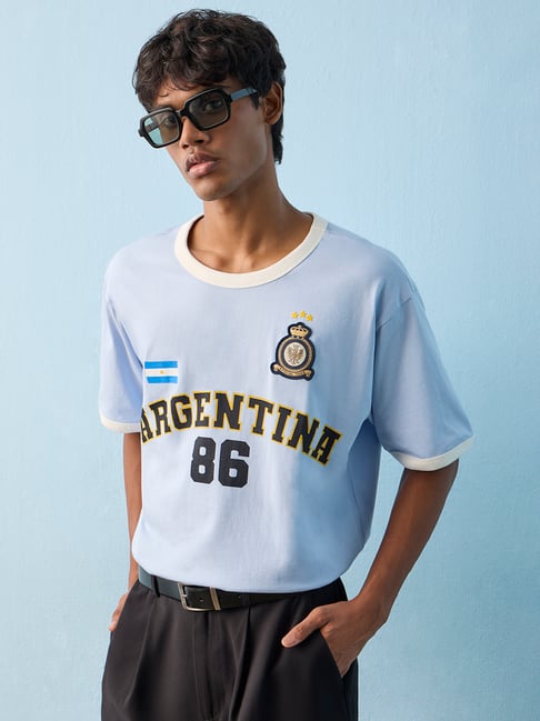 Nuon by Westside Light Blue Argentina Football Jersey-image-15