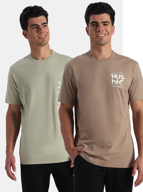 Jockey Desert Sage Cotton Printed T-Shirt-picture-19