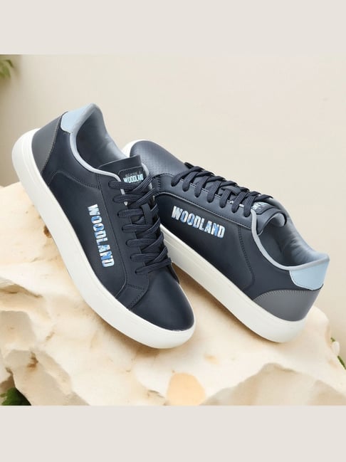 Woodland Men's Navy Sneakers-picture-36