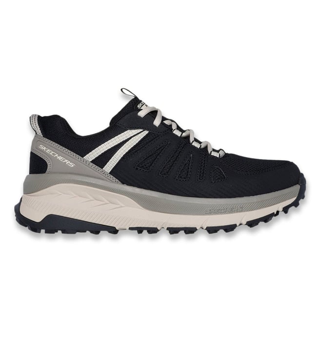 Skechers Men's SWITCH BACK - VENTURE SEEKER Black Lace Up Casual