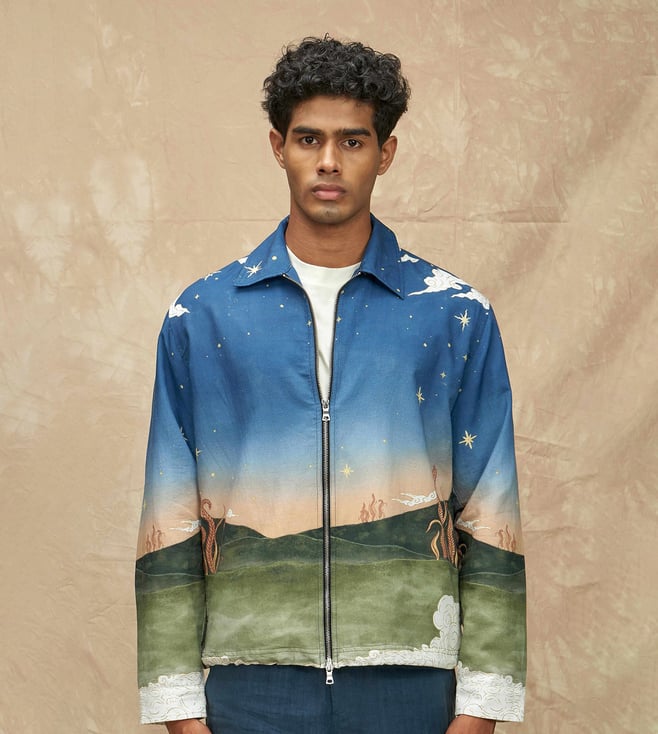No Grey Area Multicolor Relaxed Fit Jacket