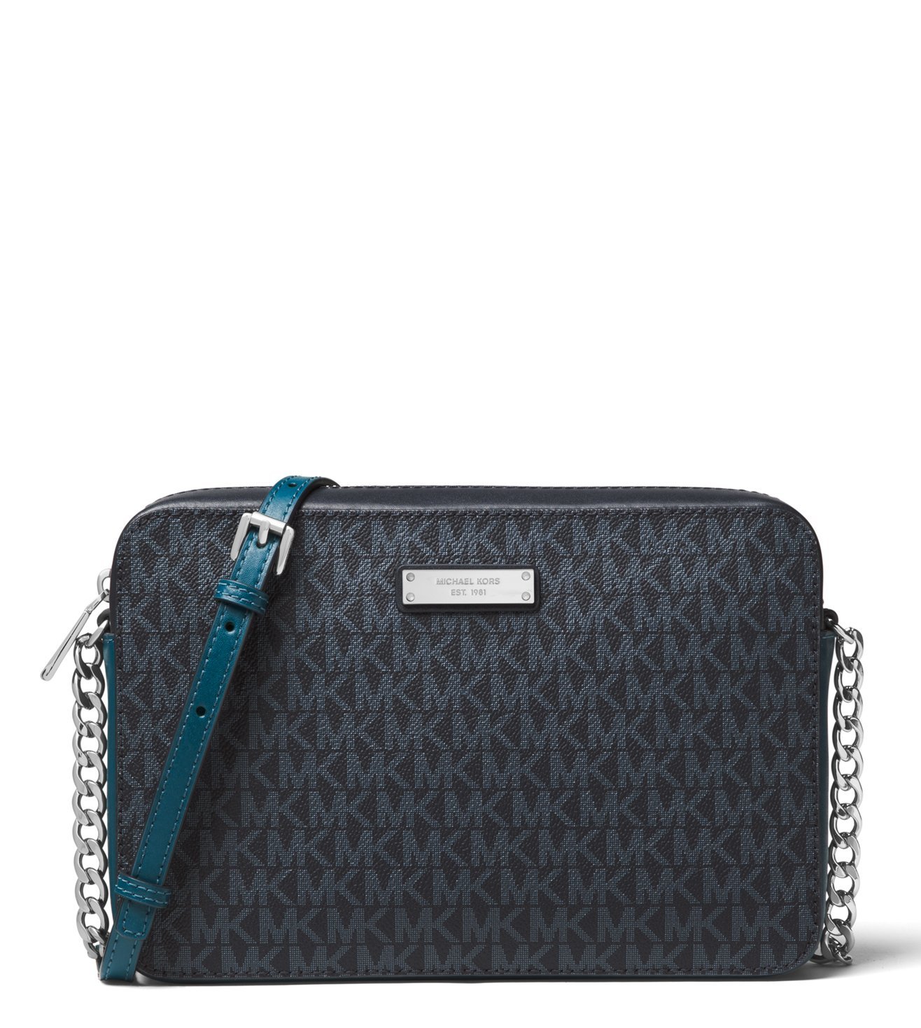 luxe teal michael kors wallet