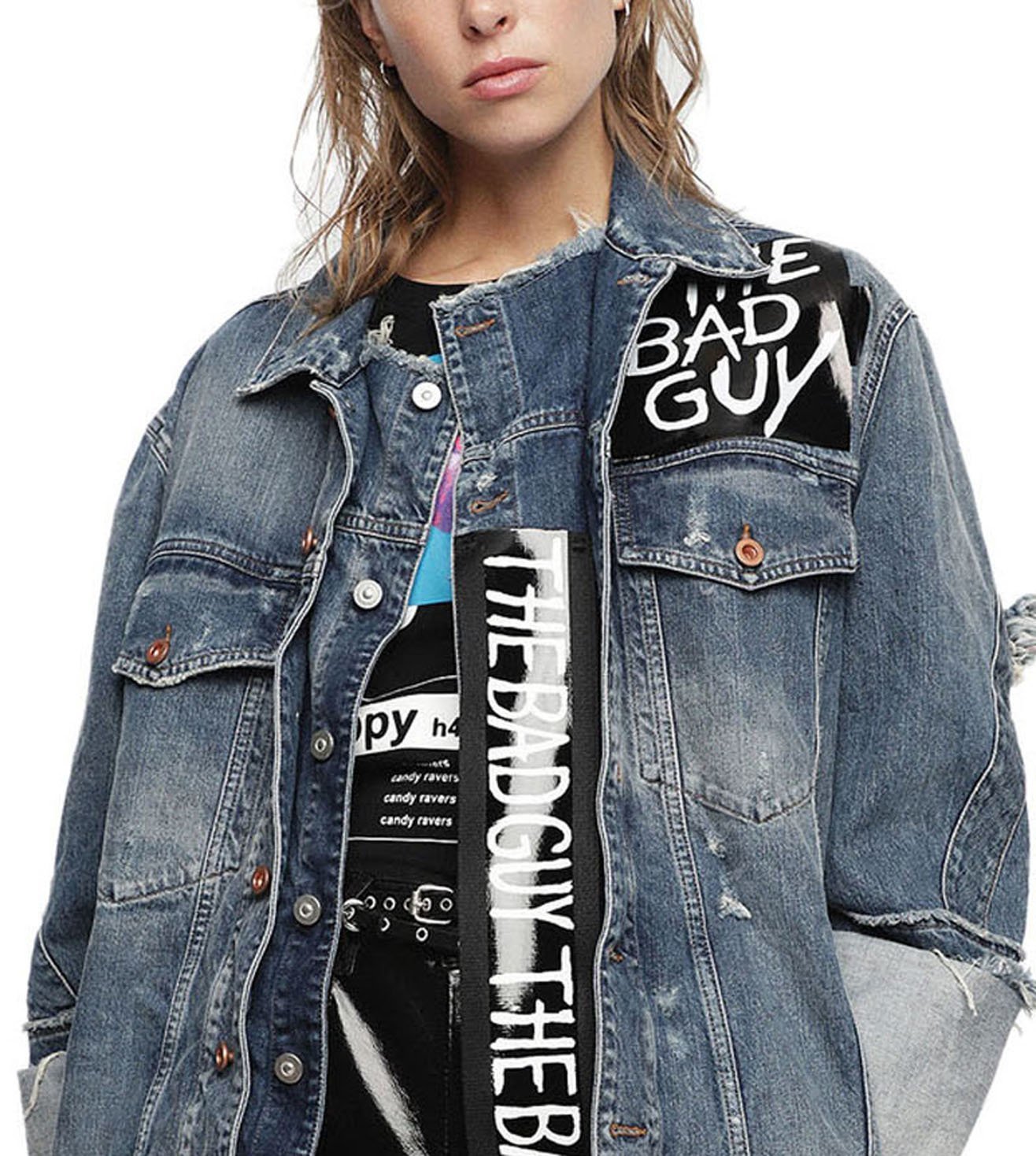 womens diesel denim jacket