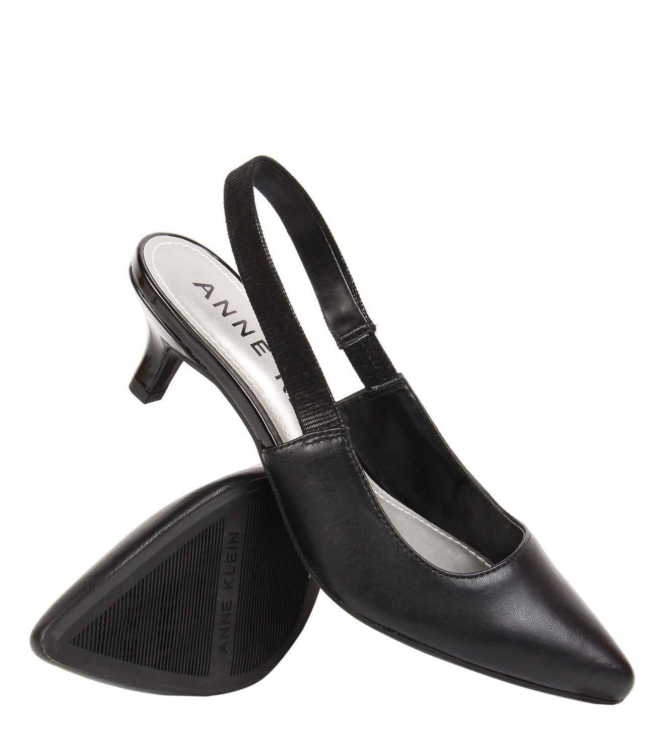 anne klein black slingback shoes