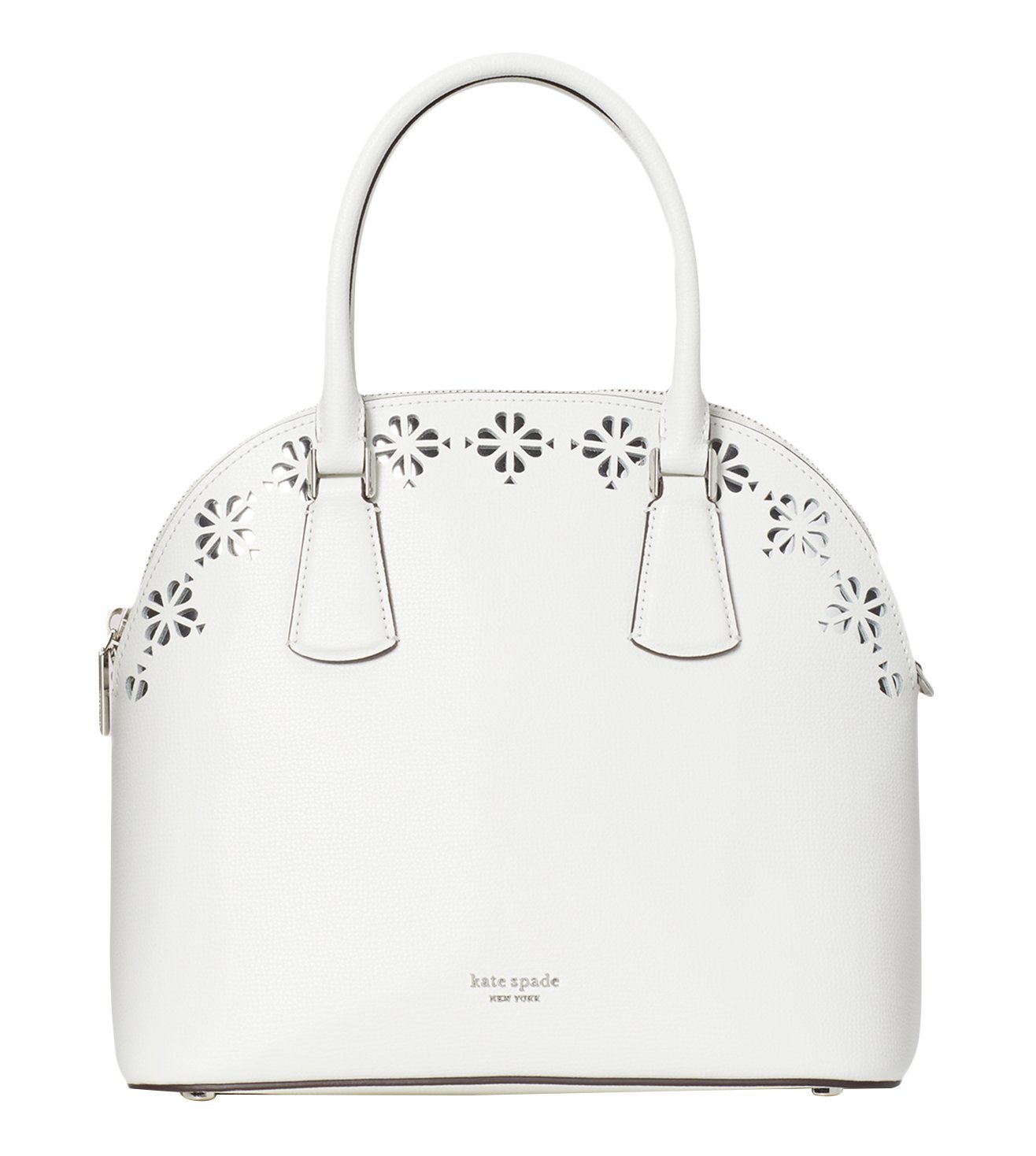 sylvia perforated large satchel