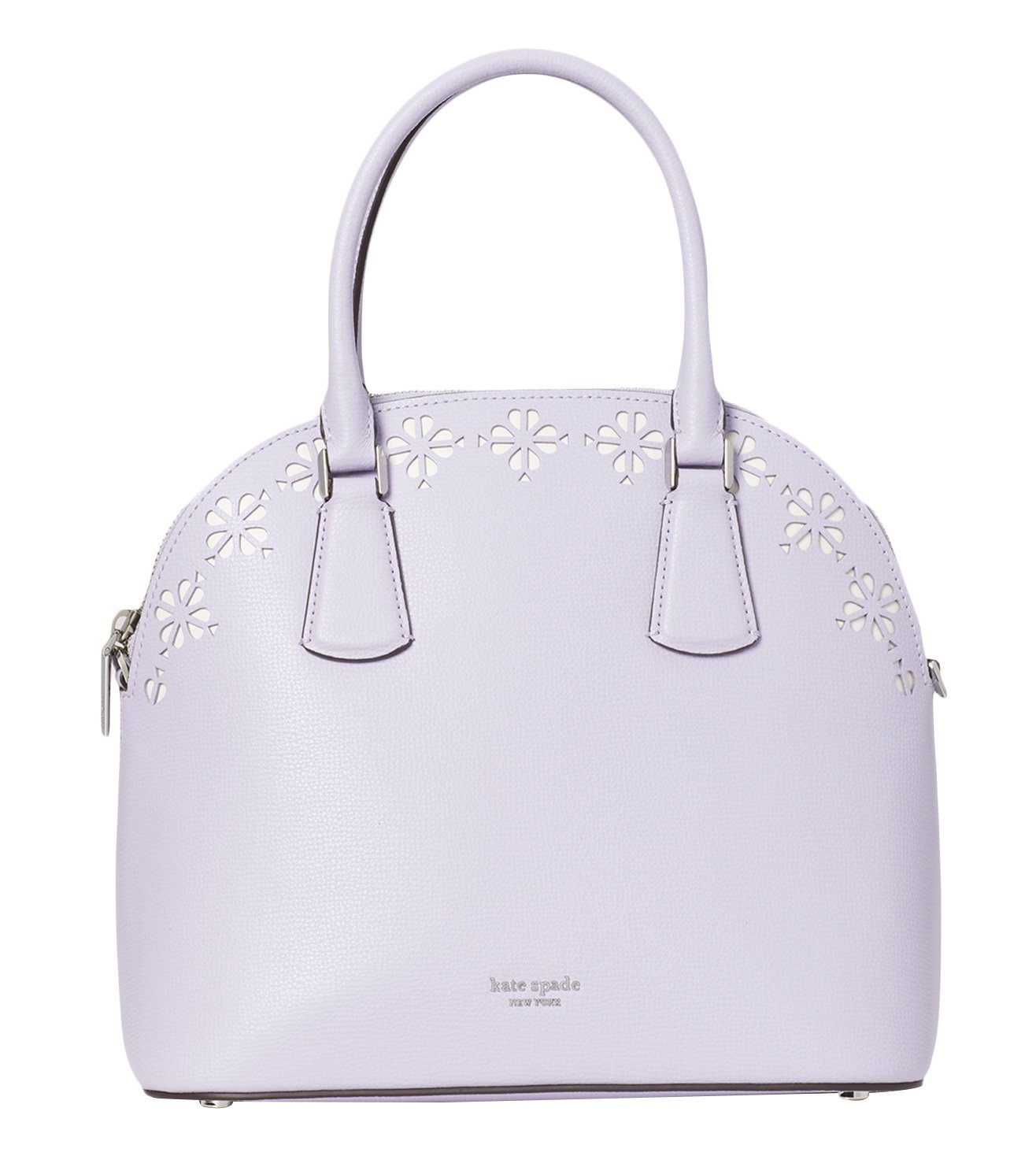 sylvia perforated large satchel