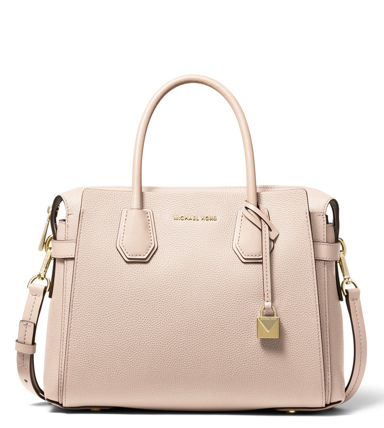 michael kors soft pink satchel