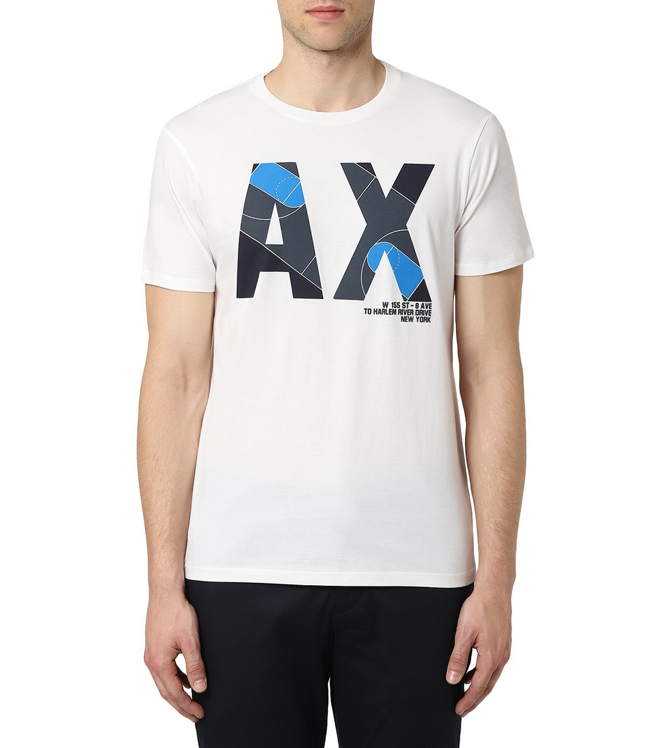 armani exchange white t shirt