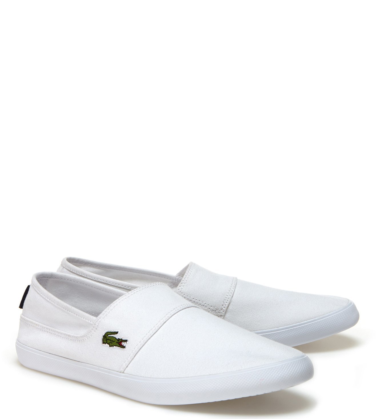 lacoste white loafers