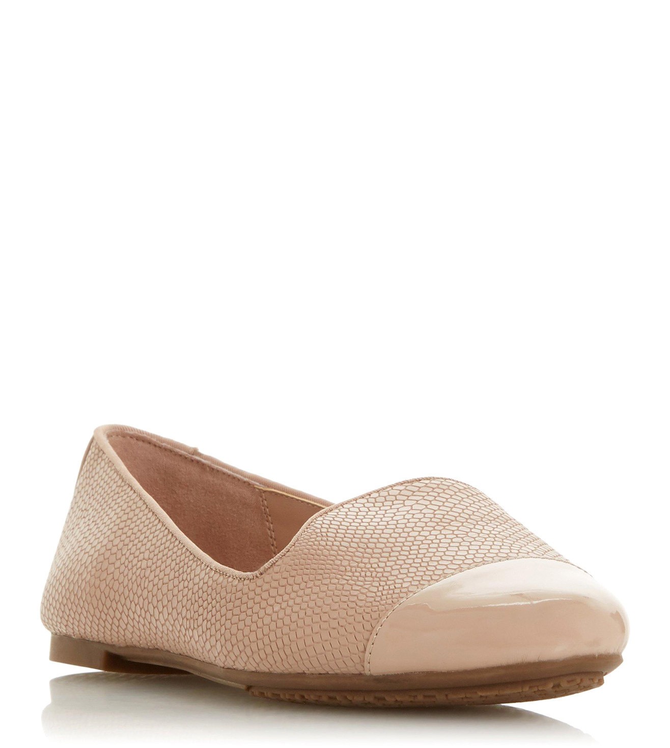 Buy Dune London Nude Grandd Loafers for 