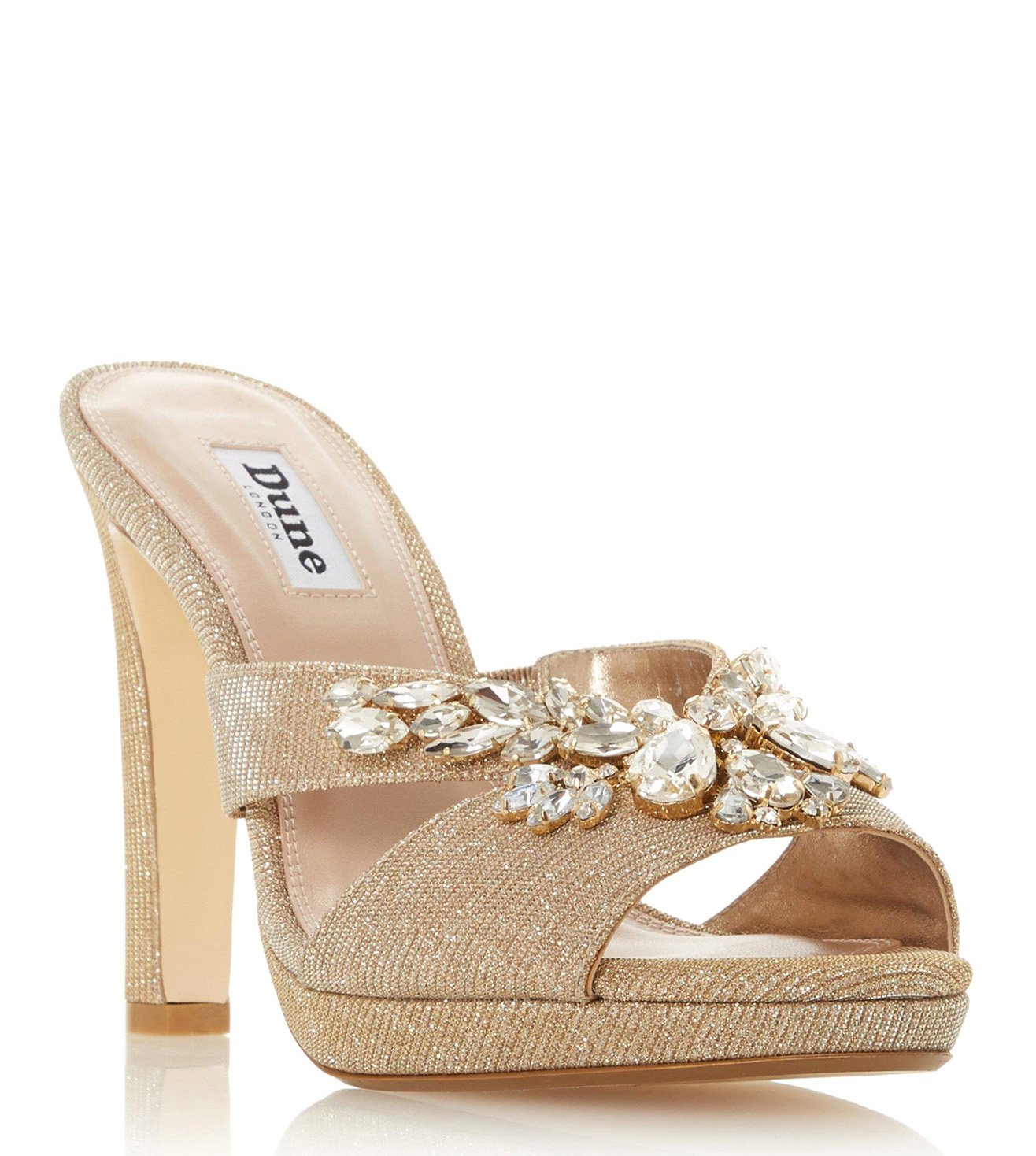 gold dune heels
