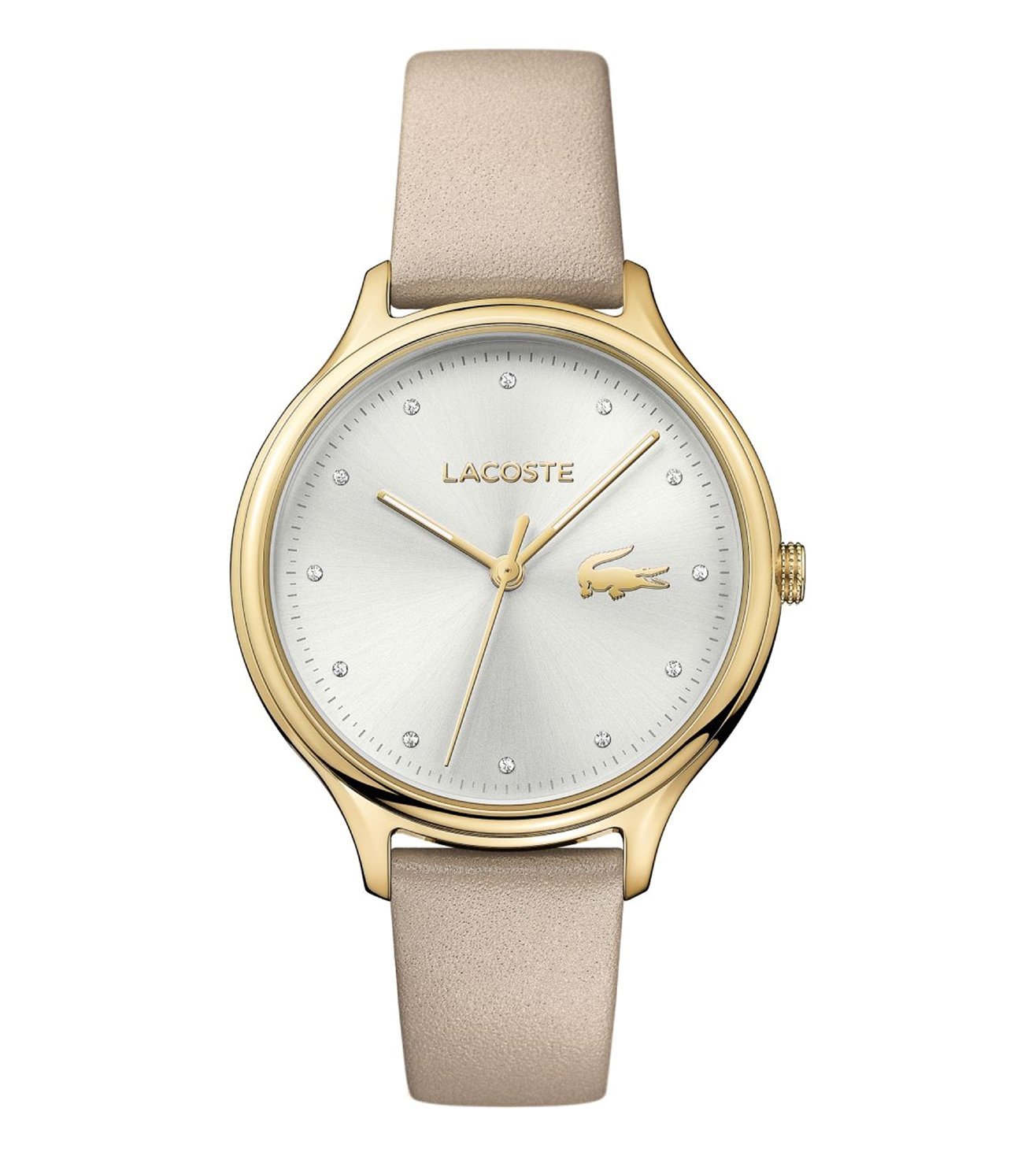 lacoste watch silver