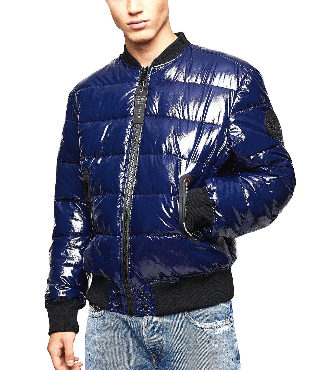 diesel quilted jacket