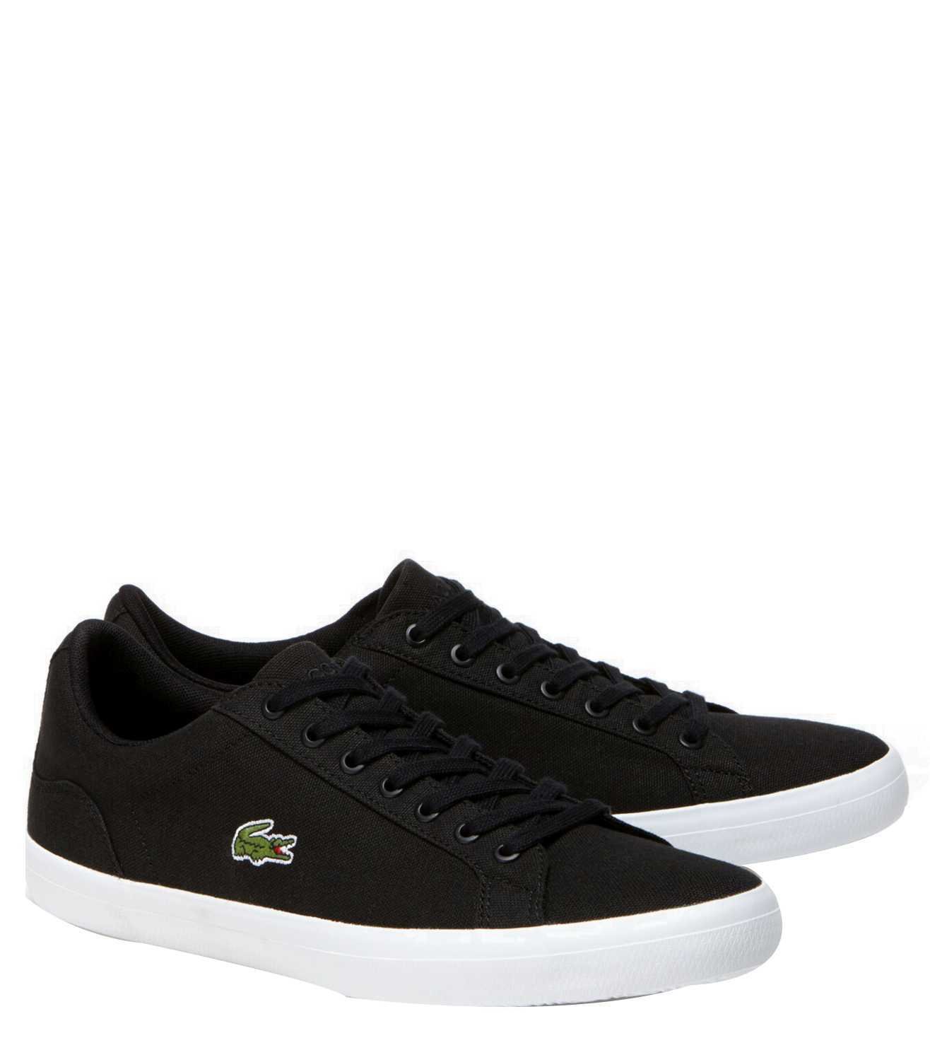 Buy Lacoste Black Lerond Canvas Men 