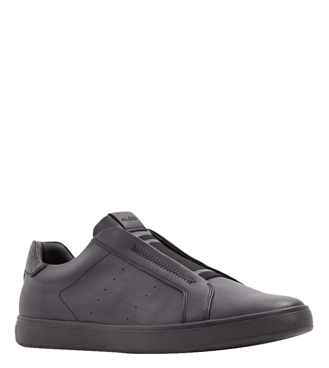 aldo black slip on sneakers