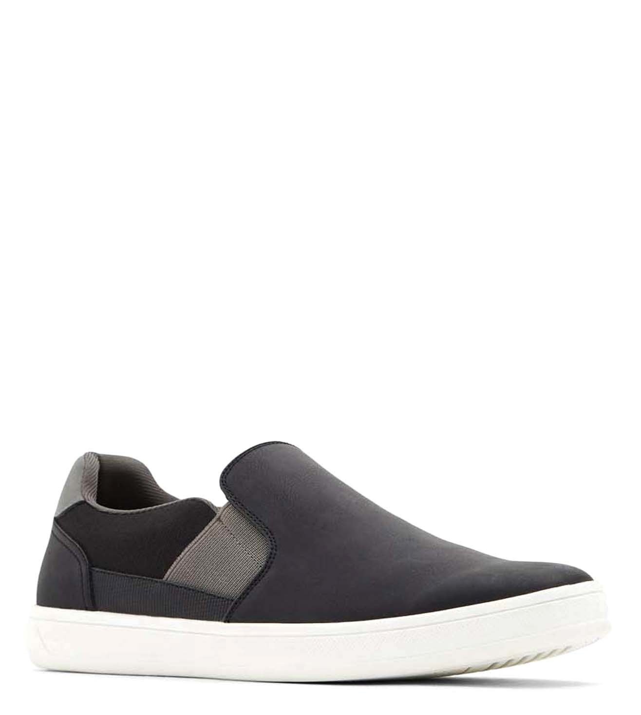 aldo black slip on sneakers