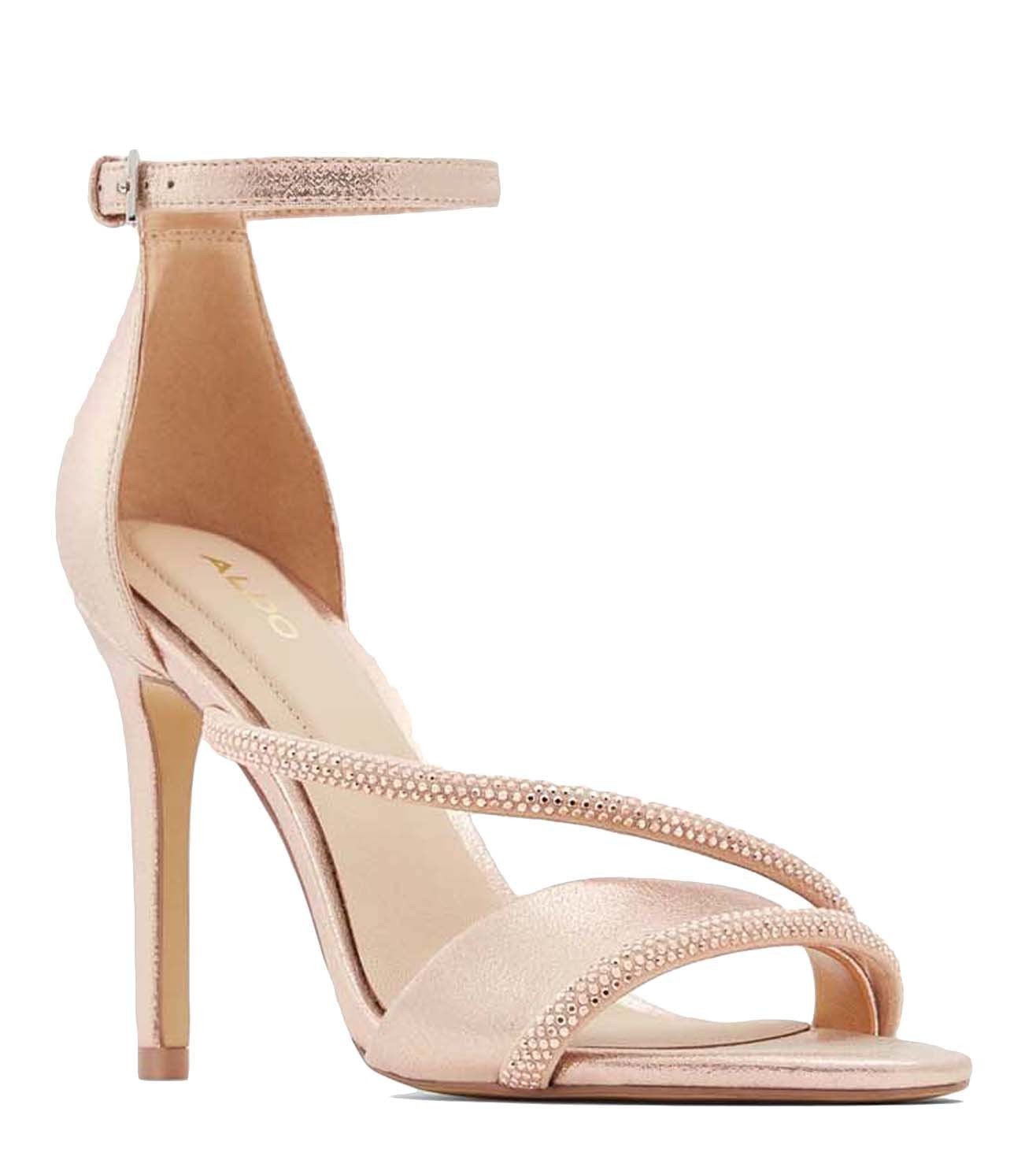 rose gold heels aldo