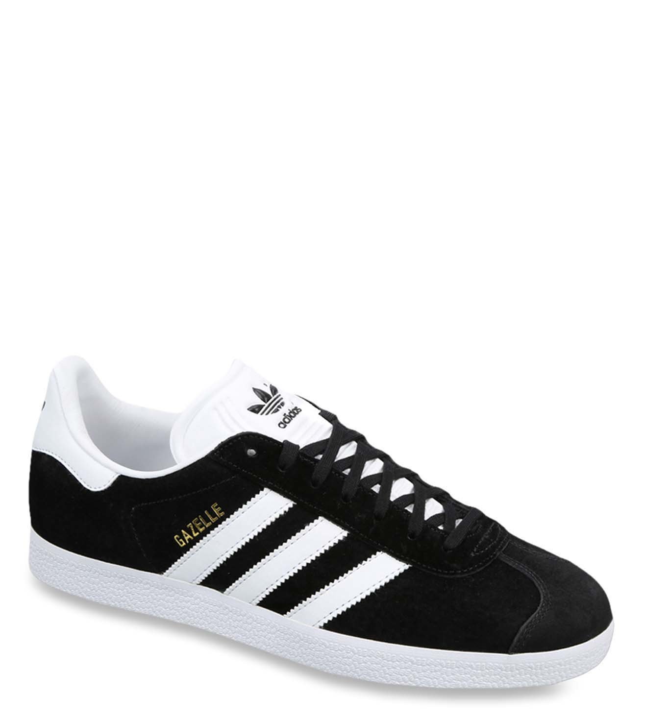 mens all black gazelles