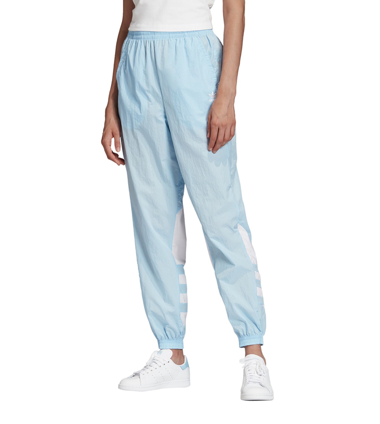 light blue adidas pants