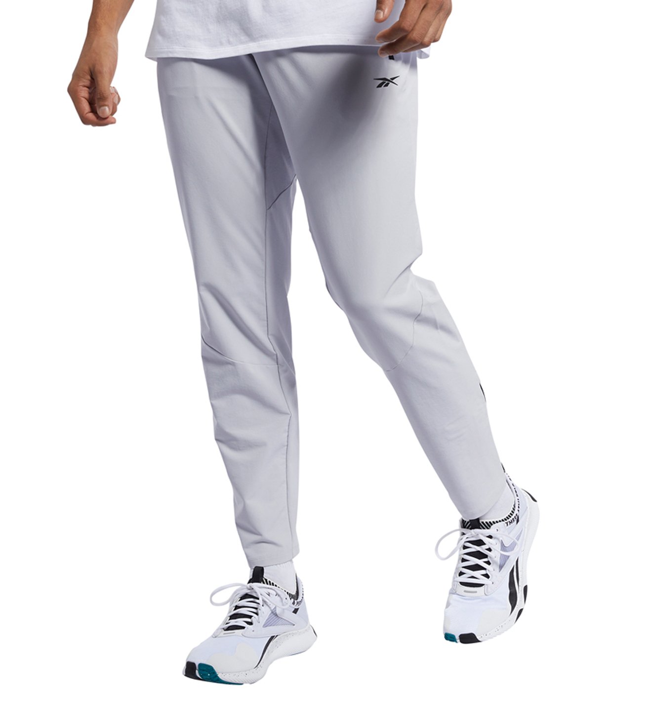 reebok slim fit track pants