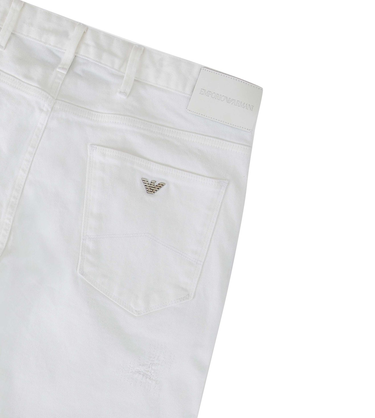 armani white jeans
