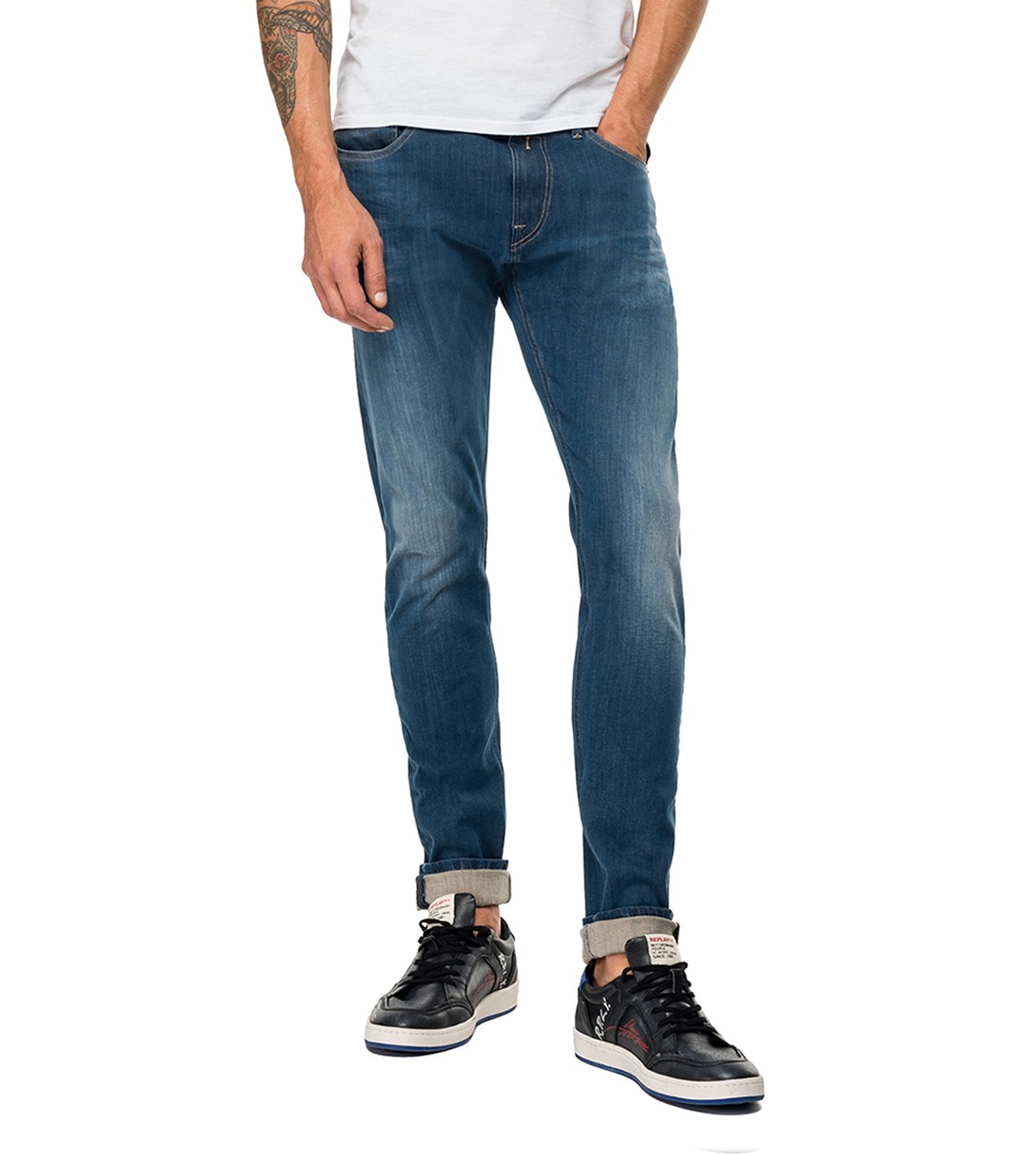 replay jeans jondrill skinny fit
