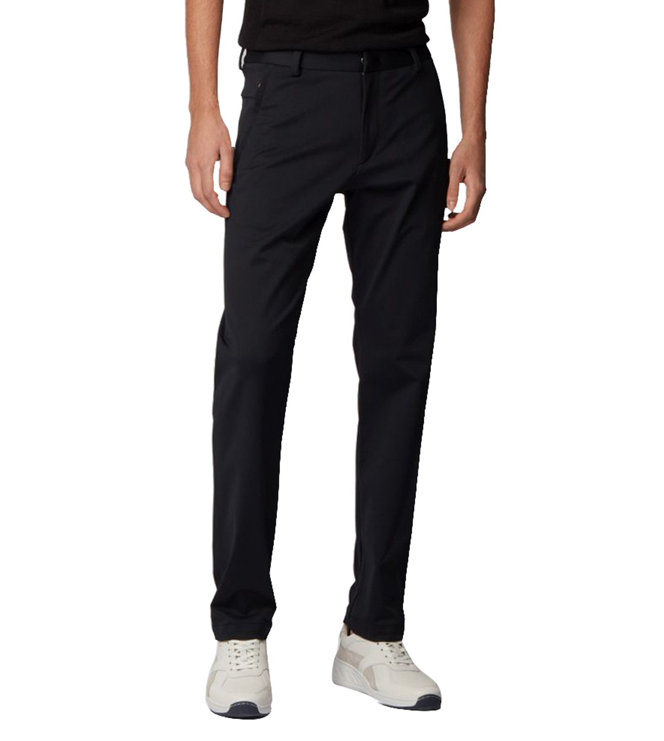 boss black trousers