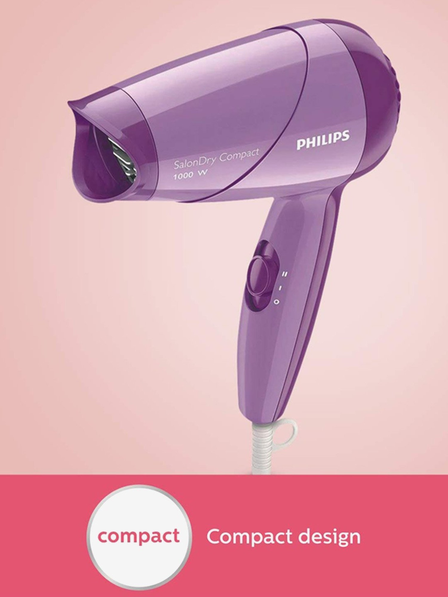 Philips SalonDry HP8100/46 Hair Dryer Purple at 
