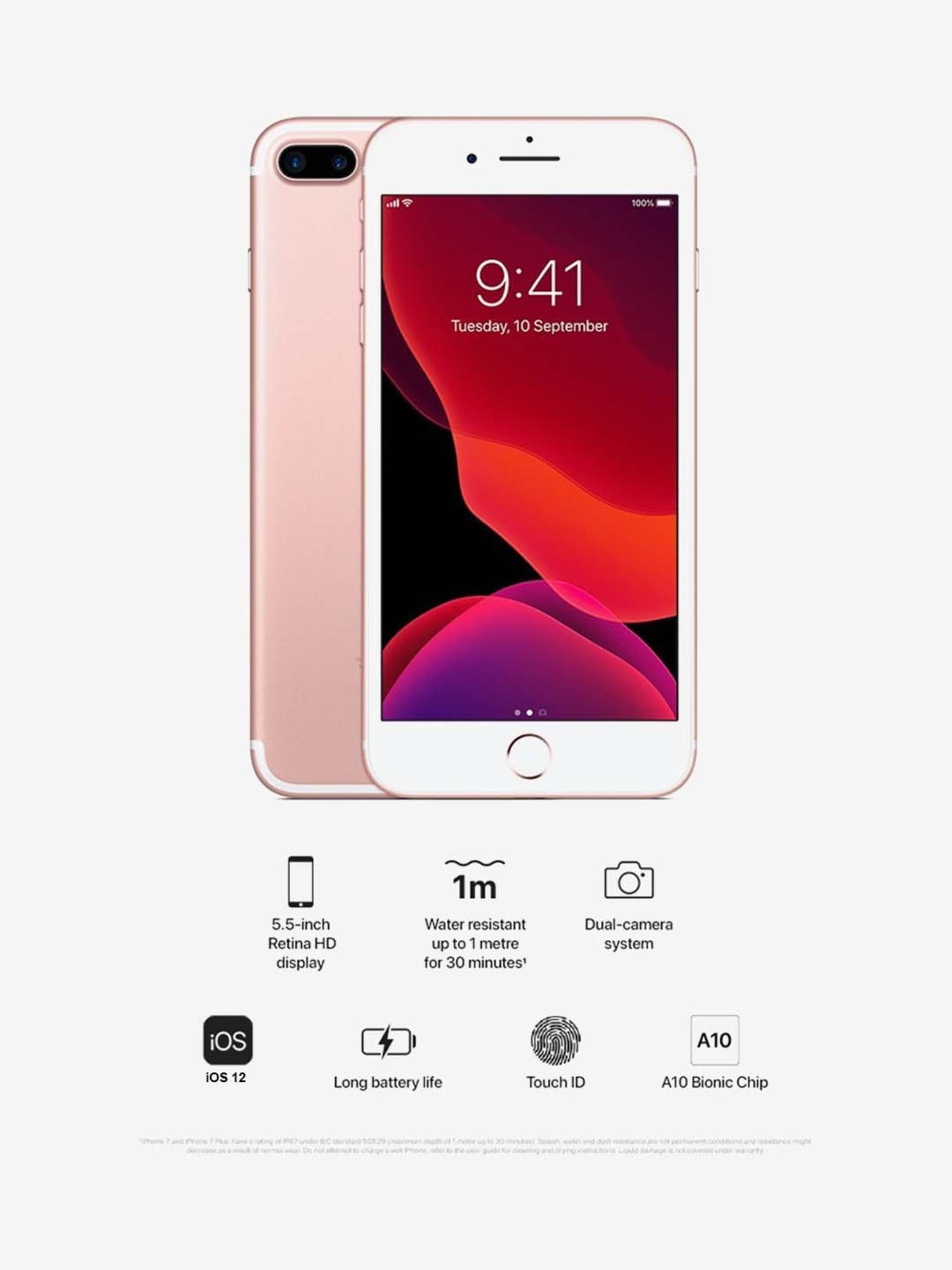 Buy Iphone 7 Plus 128gb Rose Gold Online At Best Price In India At Tata Cliq
