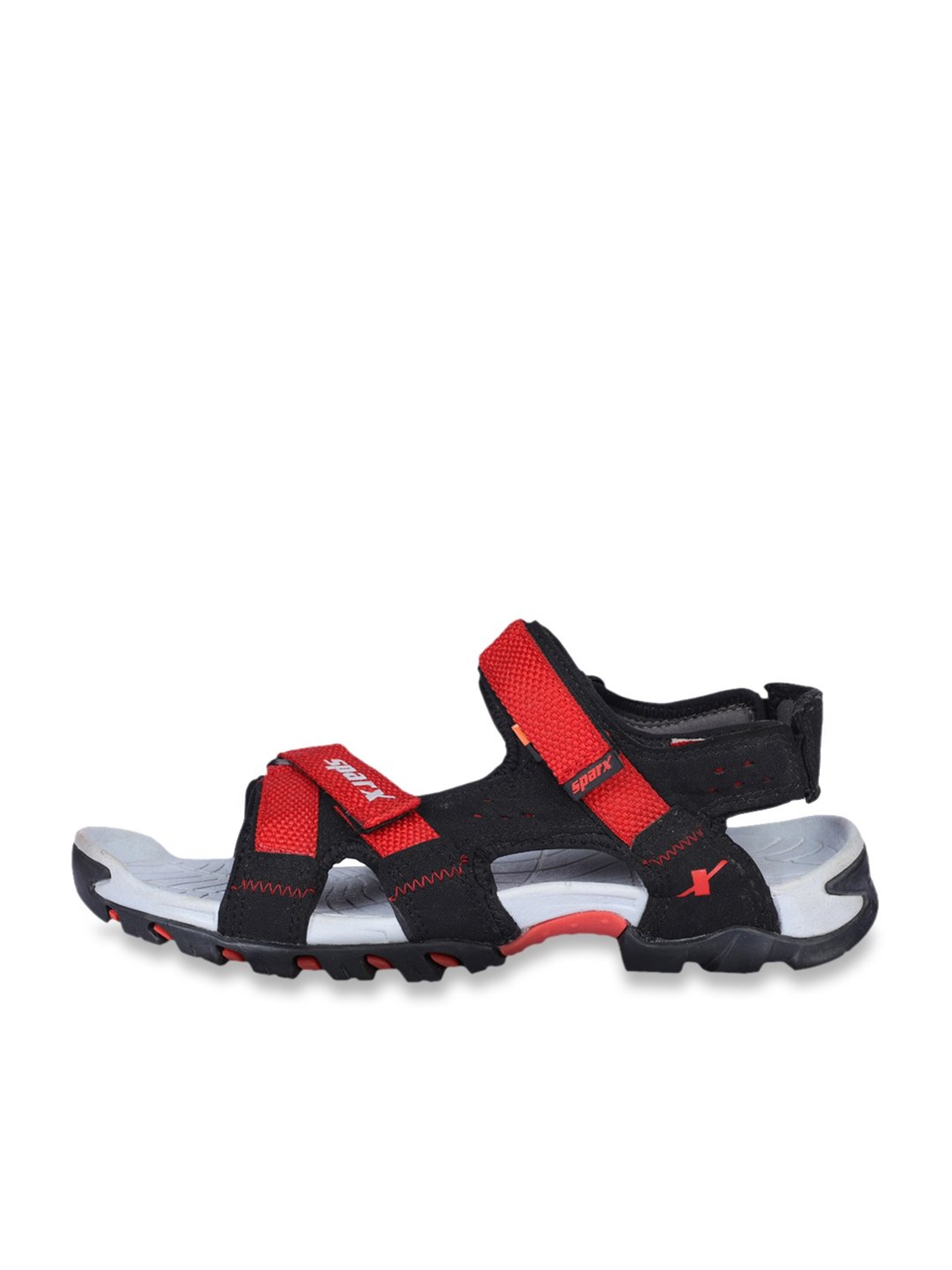 Sparx mens Ss-105 Black Red Sandal - 9 UK (SS-105) : Amazon.in: Fashion