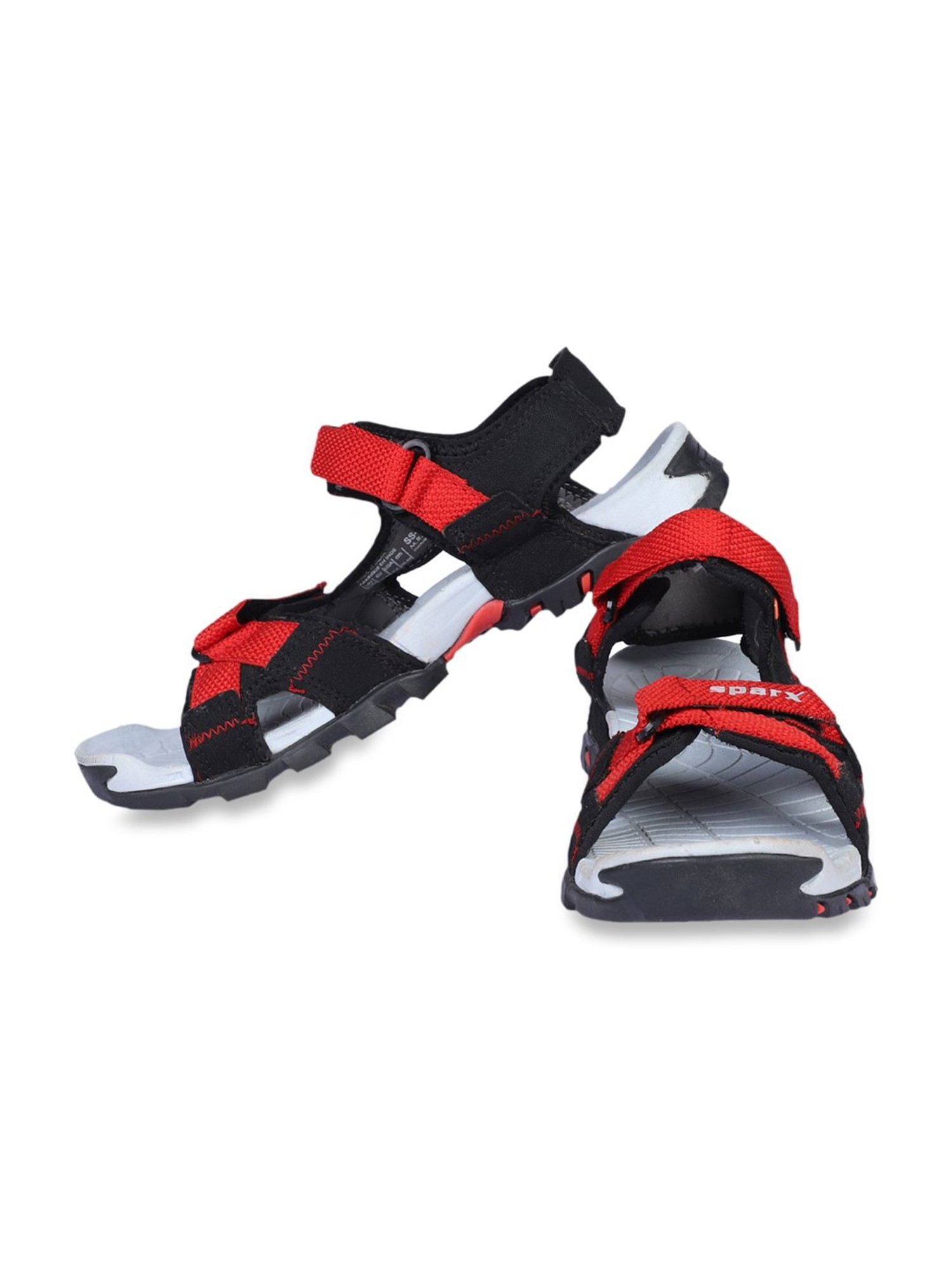 Sparx mens SS0520G Blackred Sandal - 6 UK (SS0520GBKRD0006) : Amazon.in:  Fashion