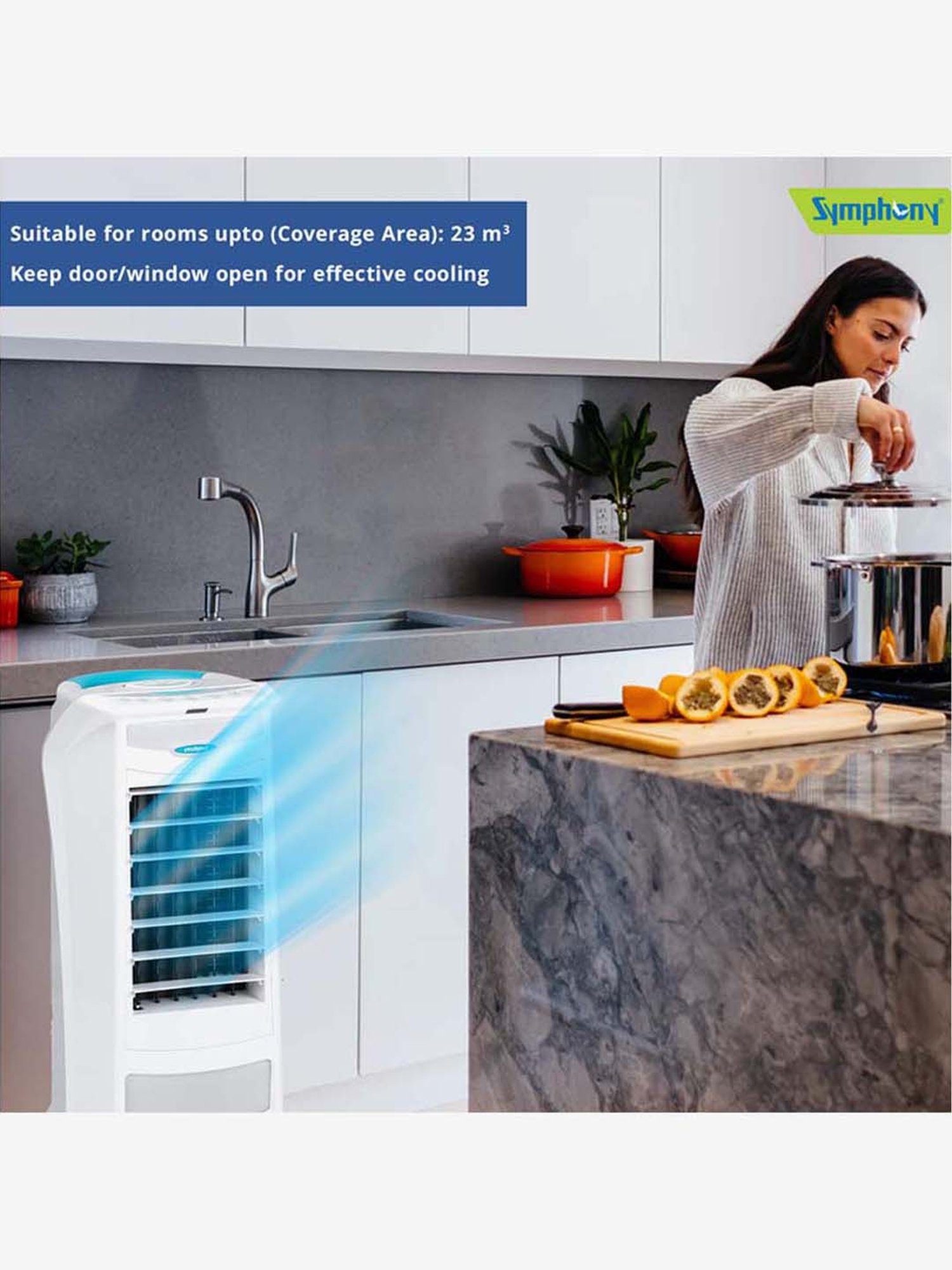 symphony kitchen cooler silver