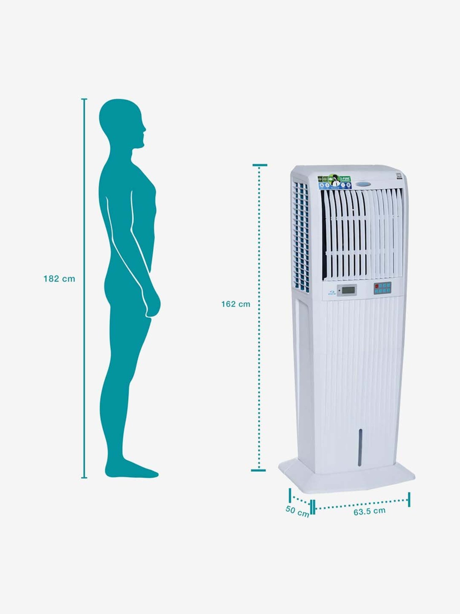 symphony cooler 100 ltr price