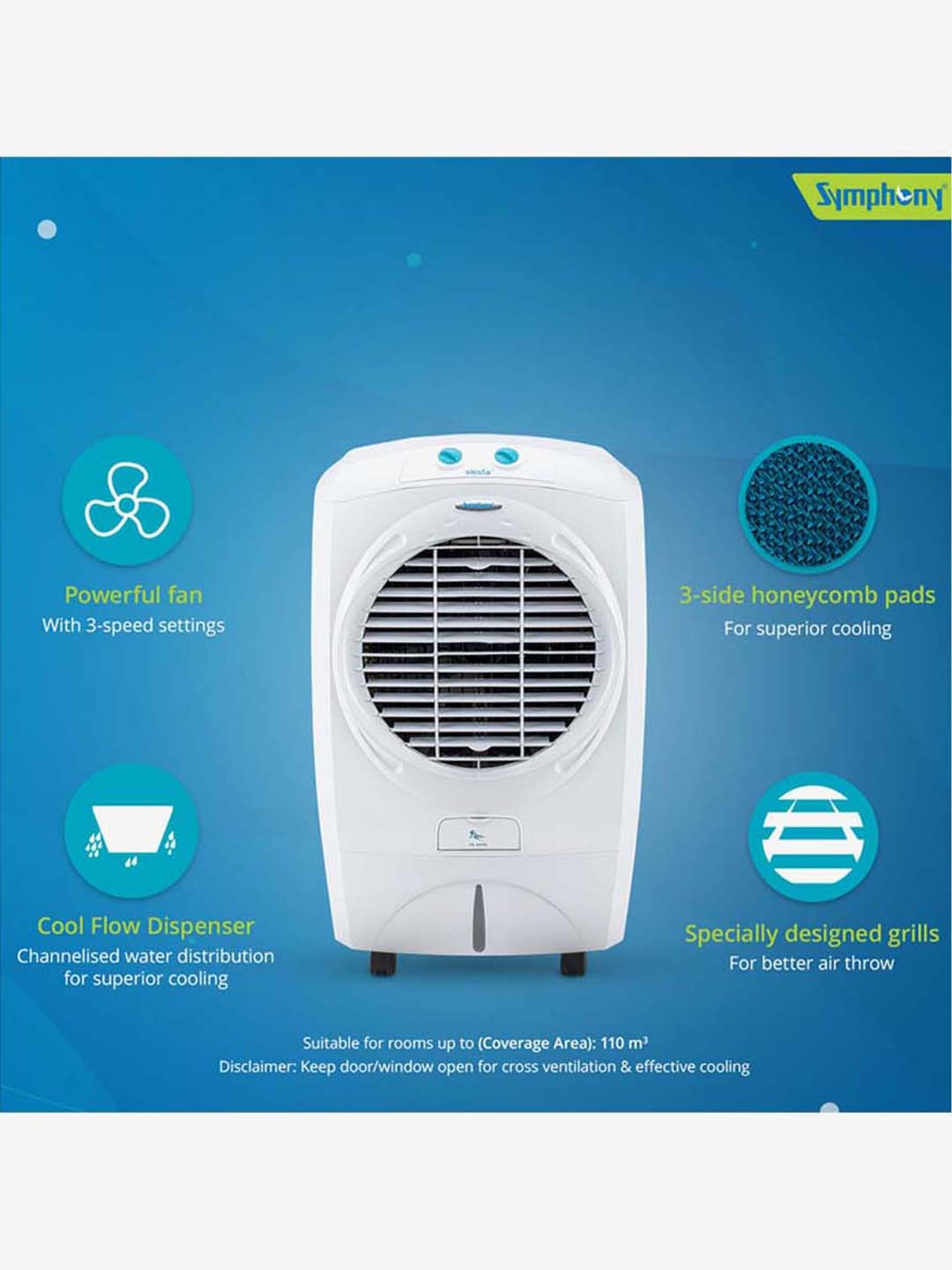 symphony siesta 70 xl price