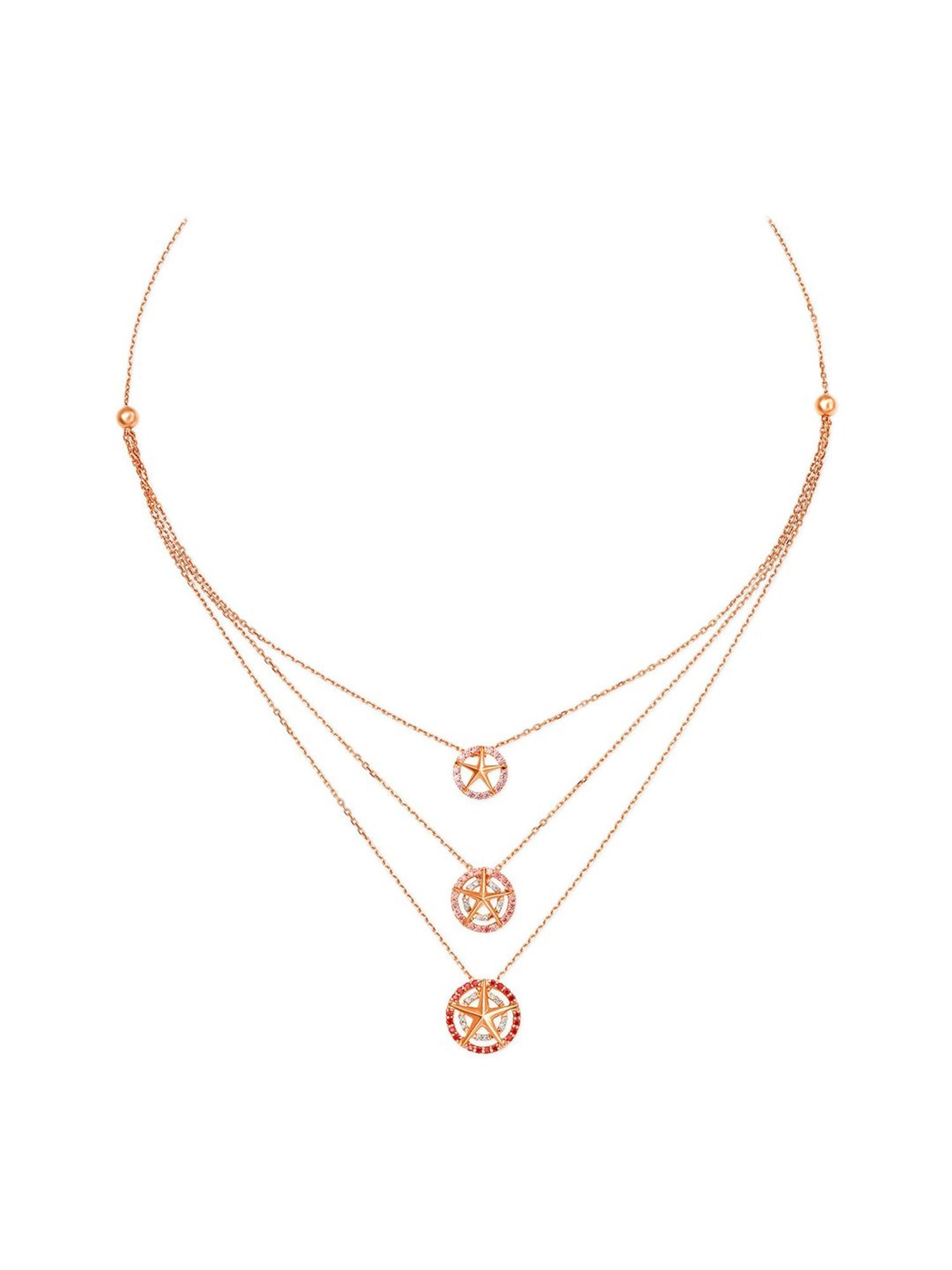 Tanishq layered store necklace