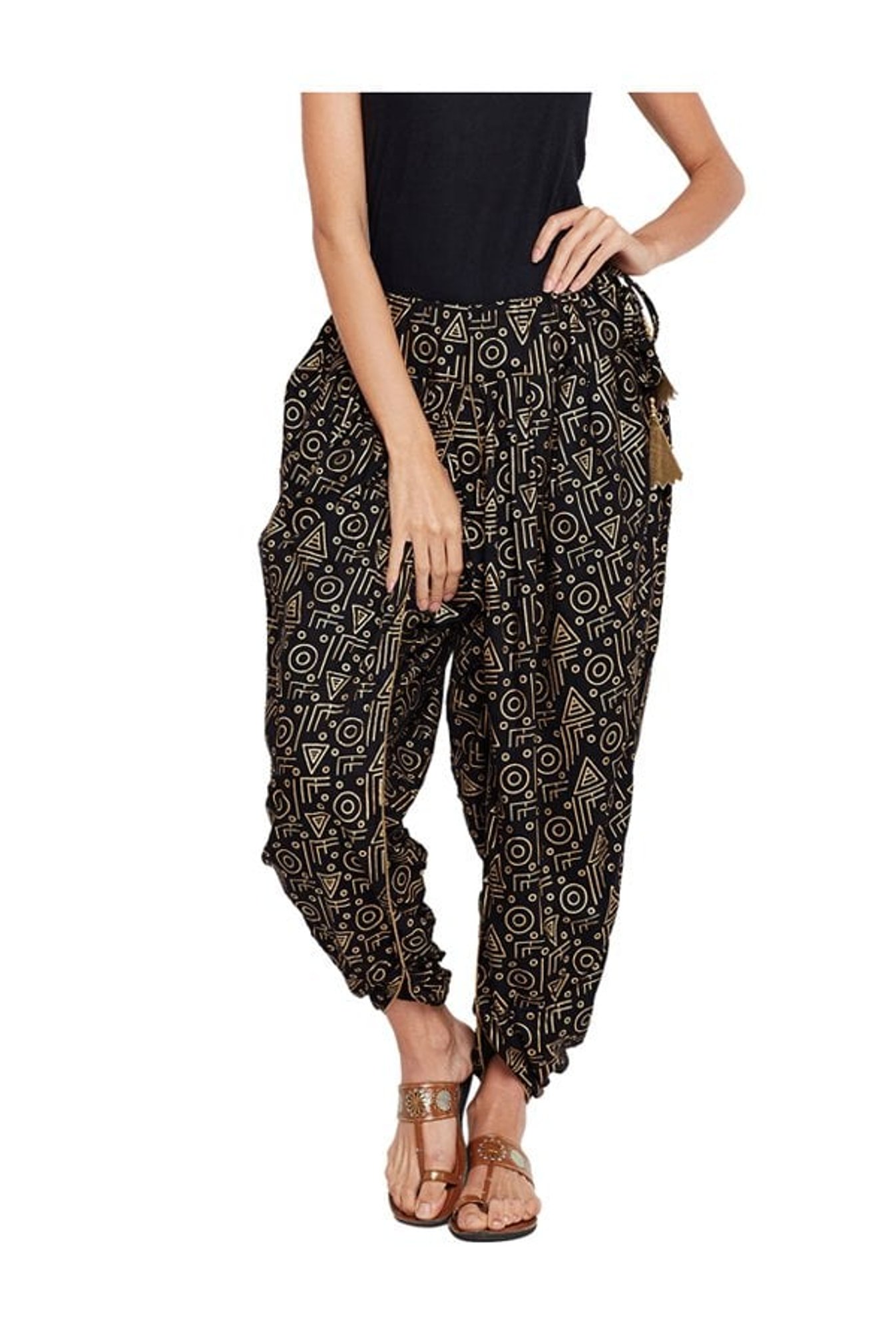 Floral Printed Ladies Yellow Dhoti Pant, Waist Size: 28.0 at Rs 120/piece  in Ghaziabad