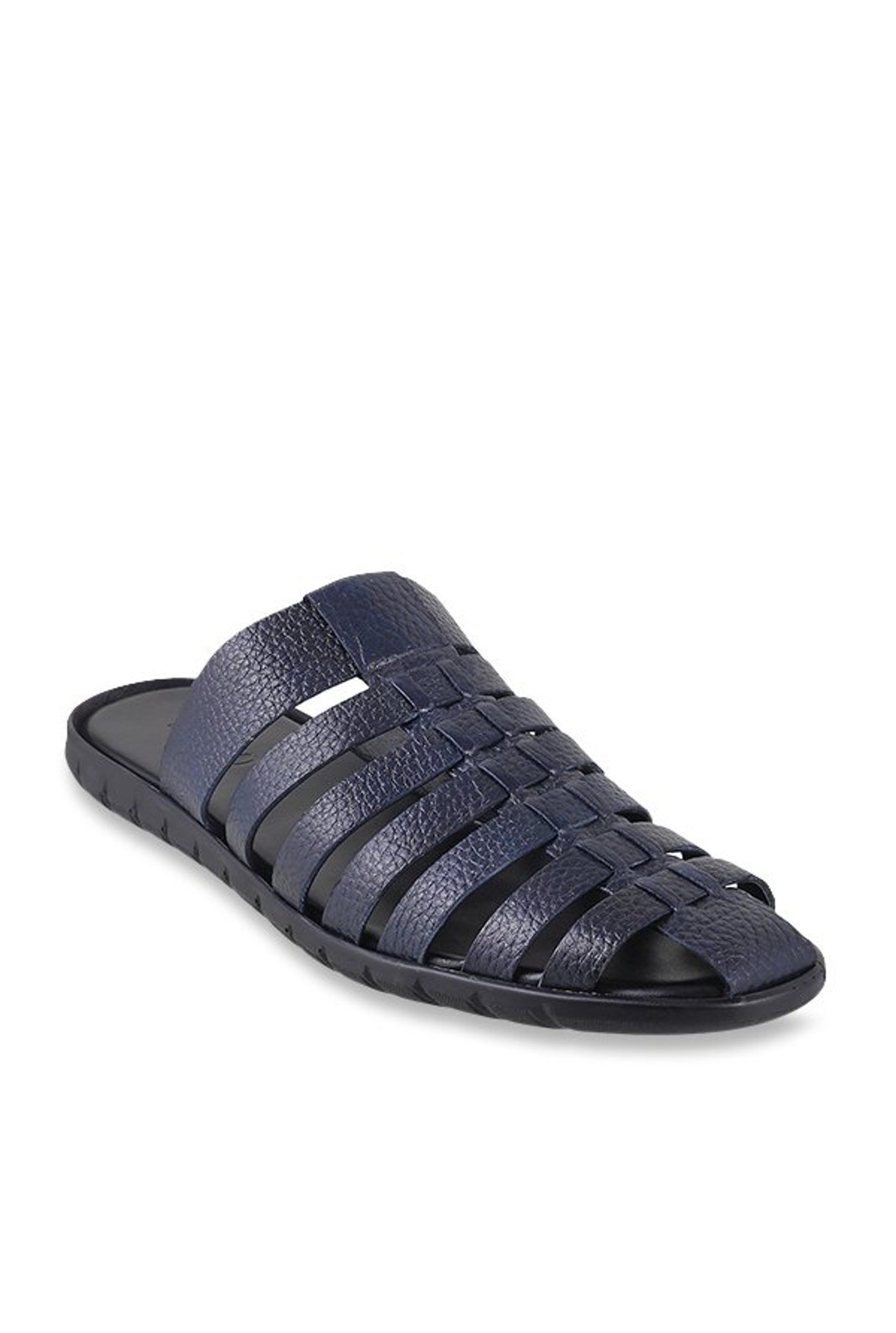 navy casual sandals