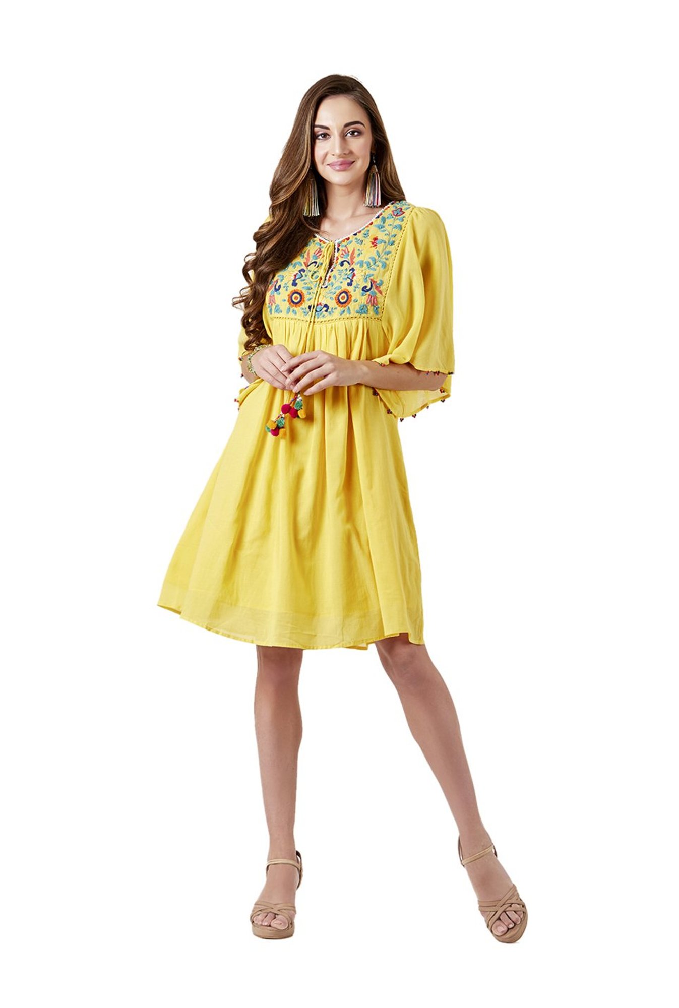 ritu kumar yellow dress