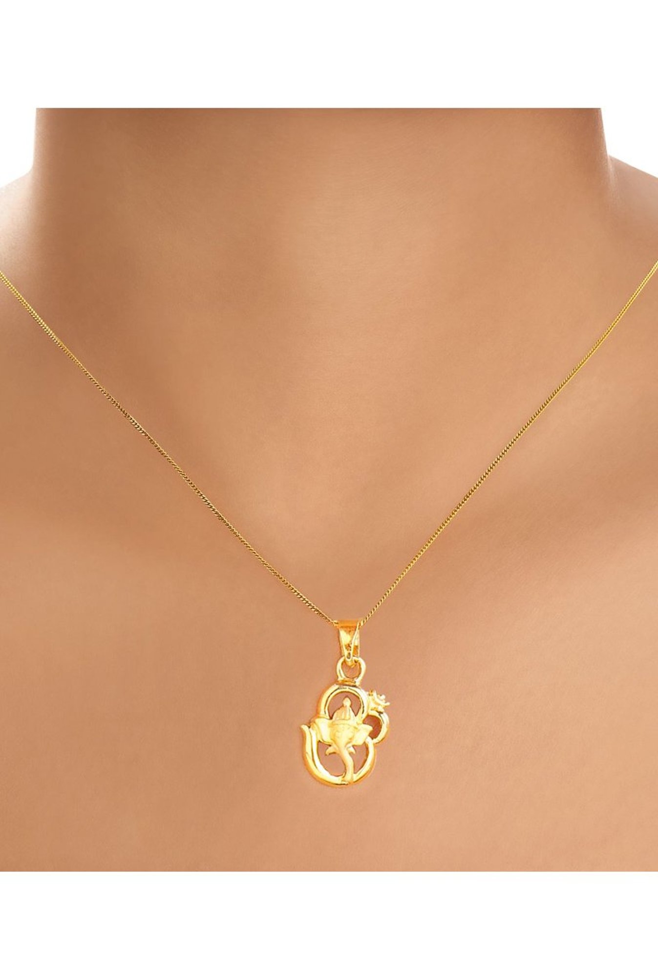 Buy Tanishq Om and Ganesha 22 kt Gold 