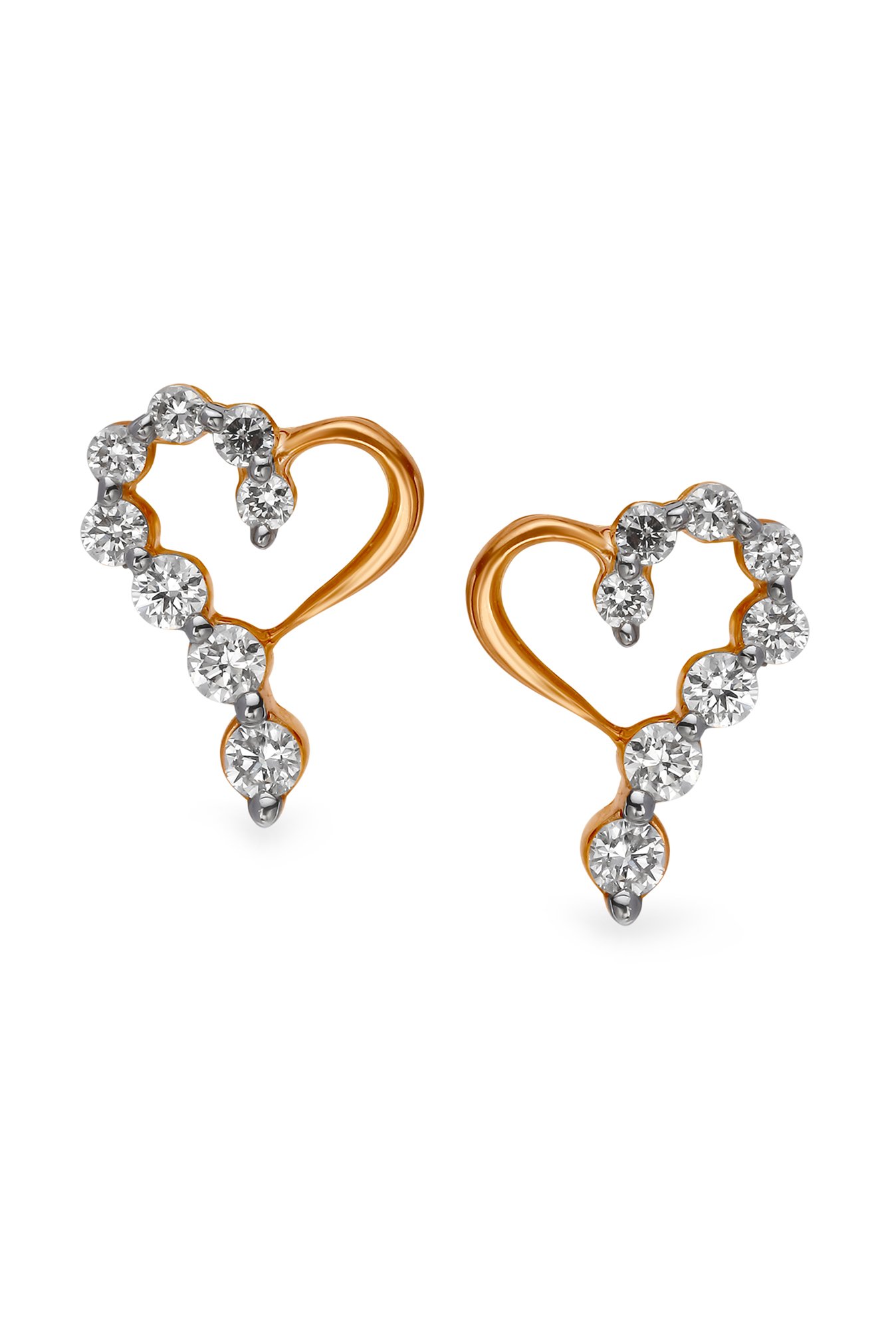 Buy Tanishq 18 kt Gold & Diamond Earrings Online At Best Price @ Tata CLiQ