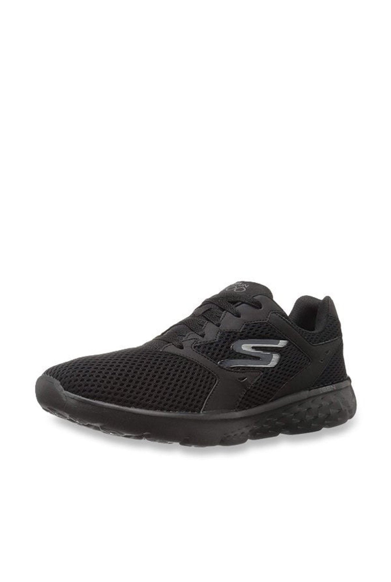 Skechers performance hotsell black running shoes