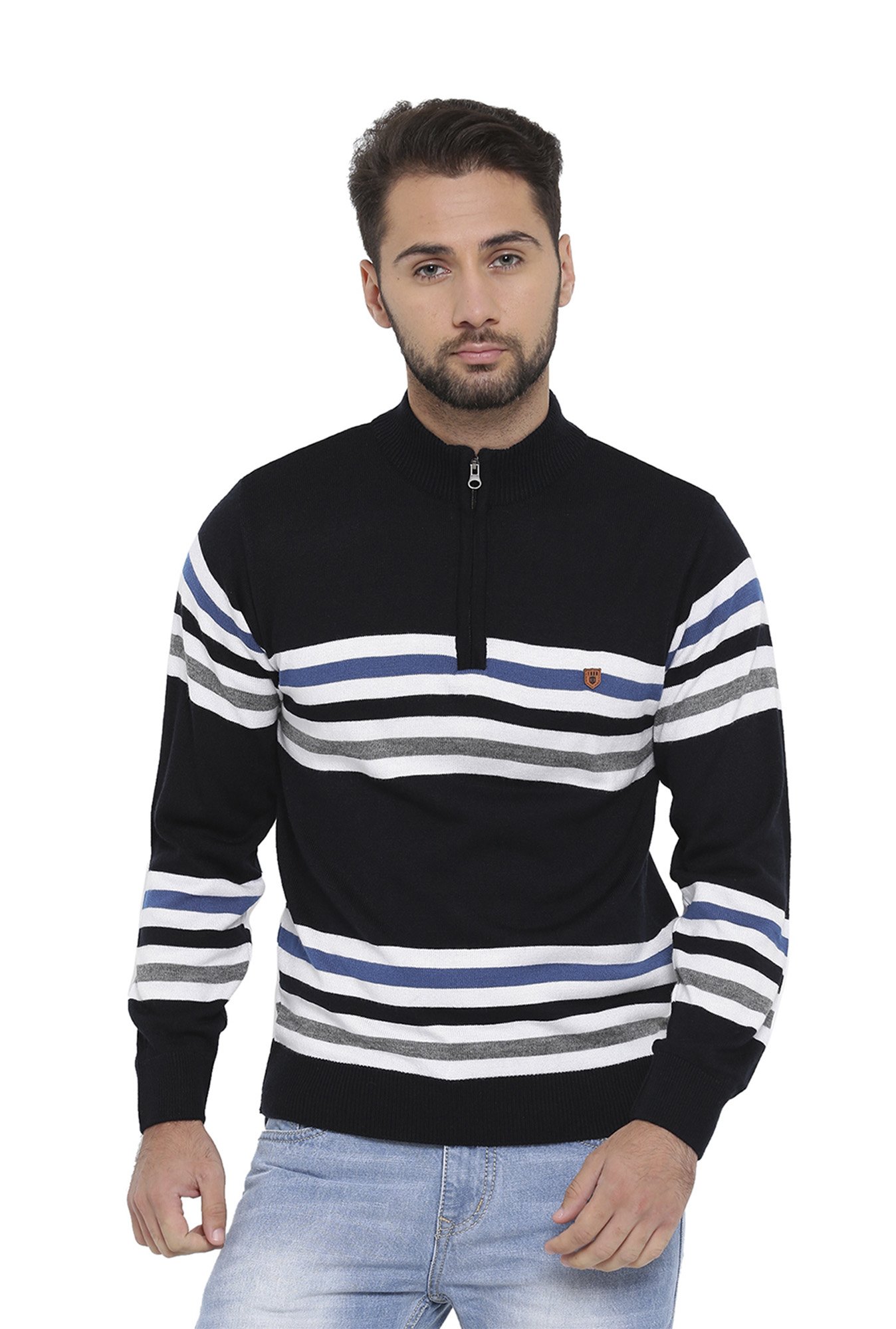 duke high neck sweater